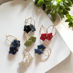 Boucles d'oreilles fleur